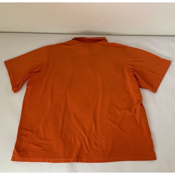 Vintage Miami Dolphins Polo Shirt Antigua 2XL XXL Orange Embroidered Football - Picture 2 of 7